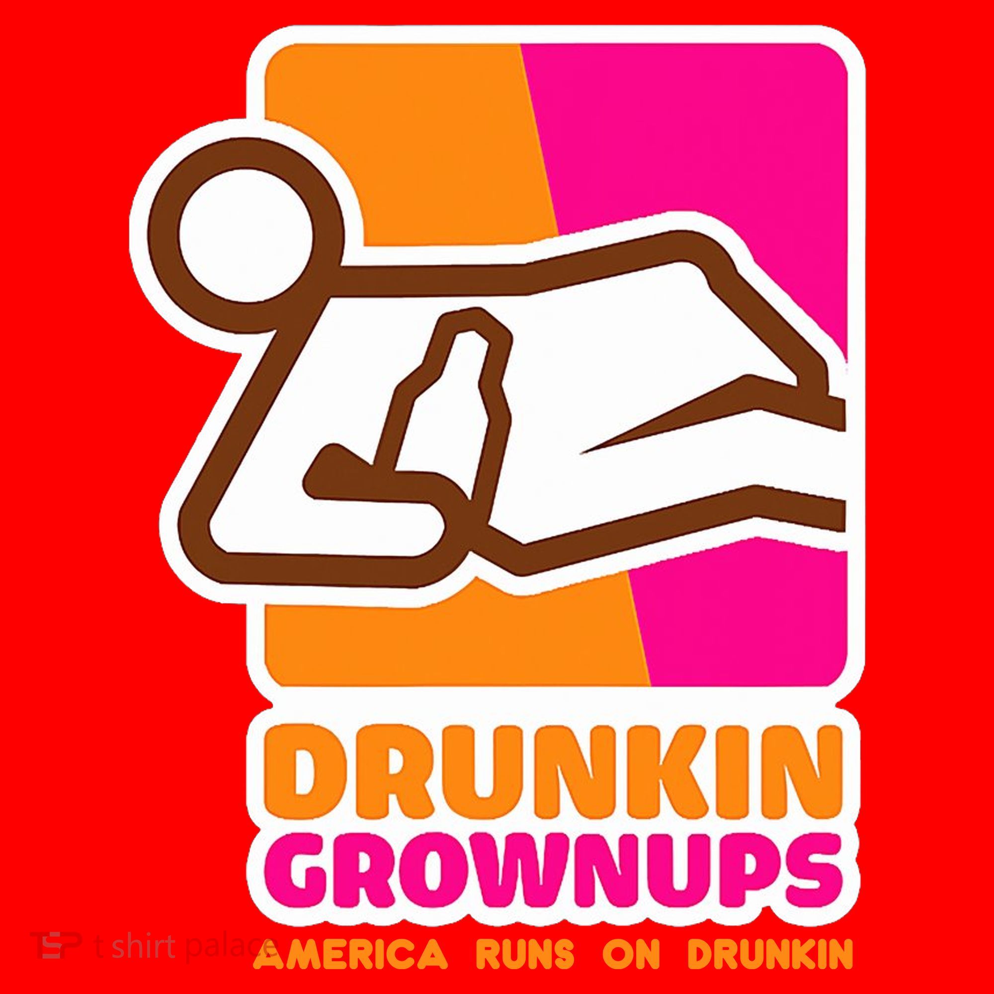 Drunkin Grownups Adult Party Sarcastic Drinking Santa Hat