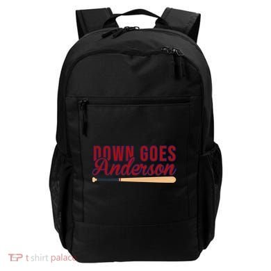 Down Goes Anderson Baseball Bat Backpack