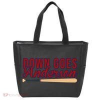 Down Goes Anderson Baseball Bat Tote Bag thumb 0