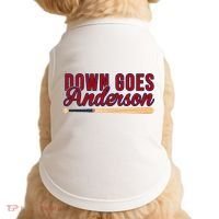 Down Goes Anderson Baseball Bat Doggie Tank thumb 0
