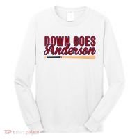 Down Goes Anderson Baseball Bat Long Sleeve Shirt thumb 0