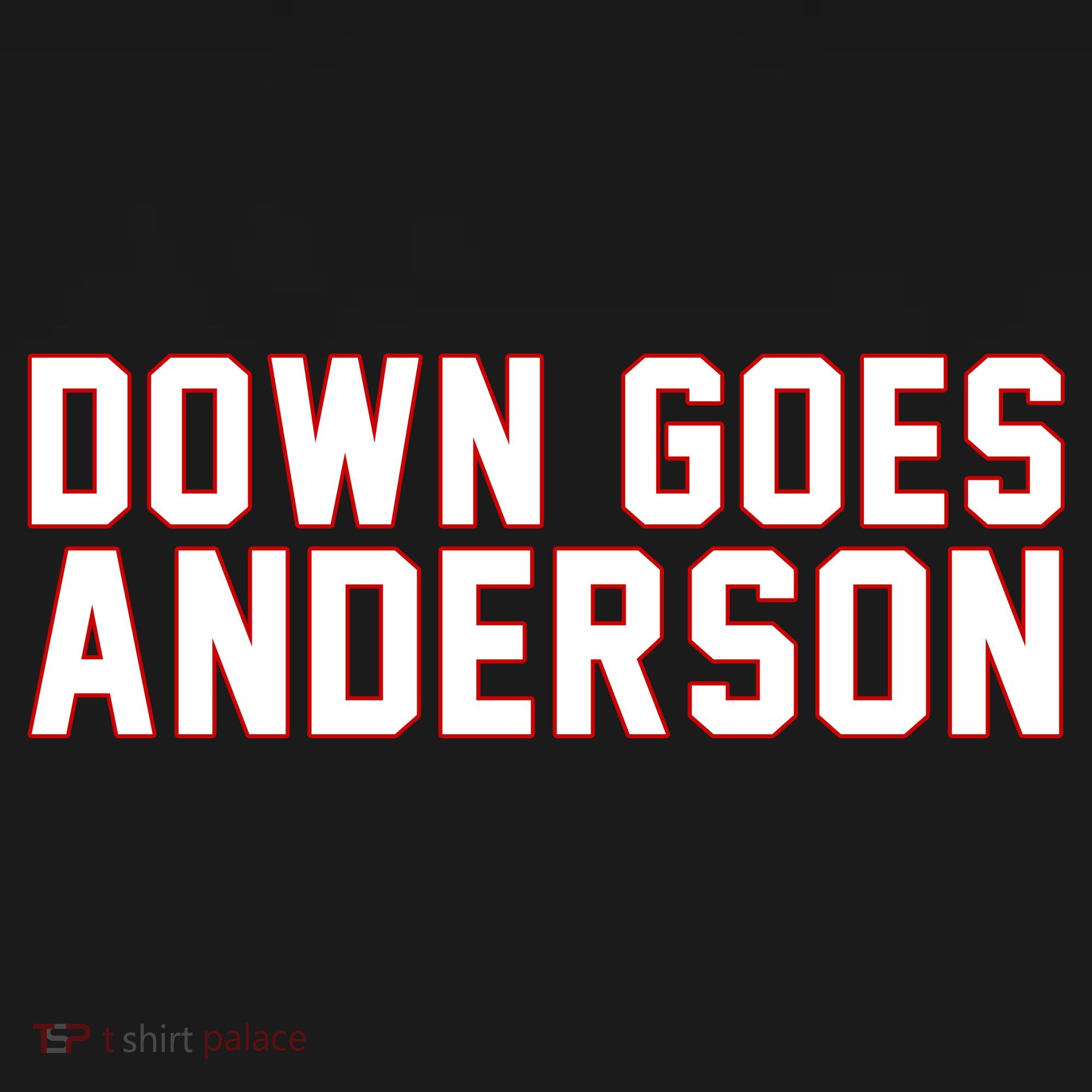 Down Goes Anderson Baseball Cleveland Vs Chicago Backpack