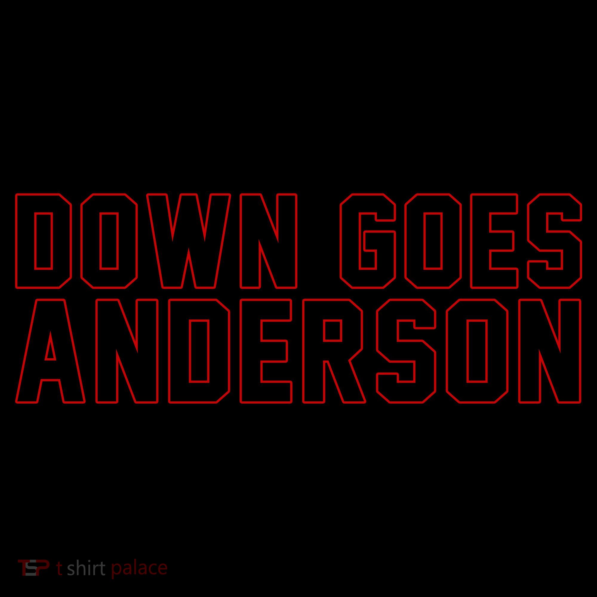 Down Goes Anderson Baseball Cleveland Vs Chicago Coffee Mug