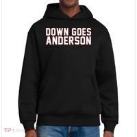 Down Goes Anderson Baseball Cleveland Vs Chicago District V.I.T. Heavyweight Hoodie thumb 0