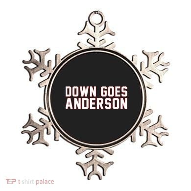 Down Goes Anderson Baseball Cleveland Vs Chicago Ornament