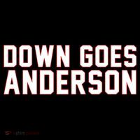 Down Goes Anderson Baseball Cleveland Vs Chicago Ornament thumb 1