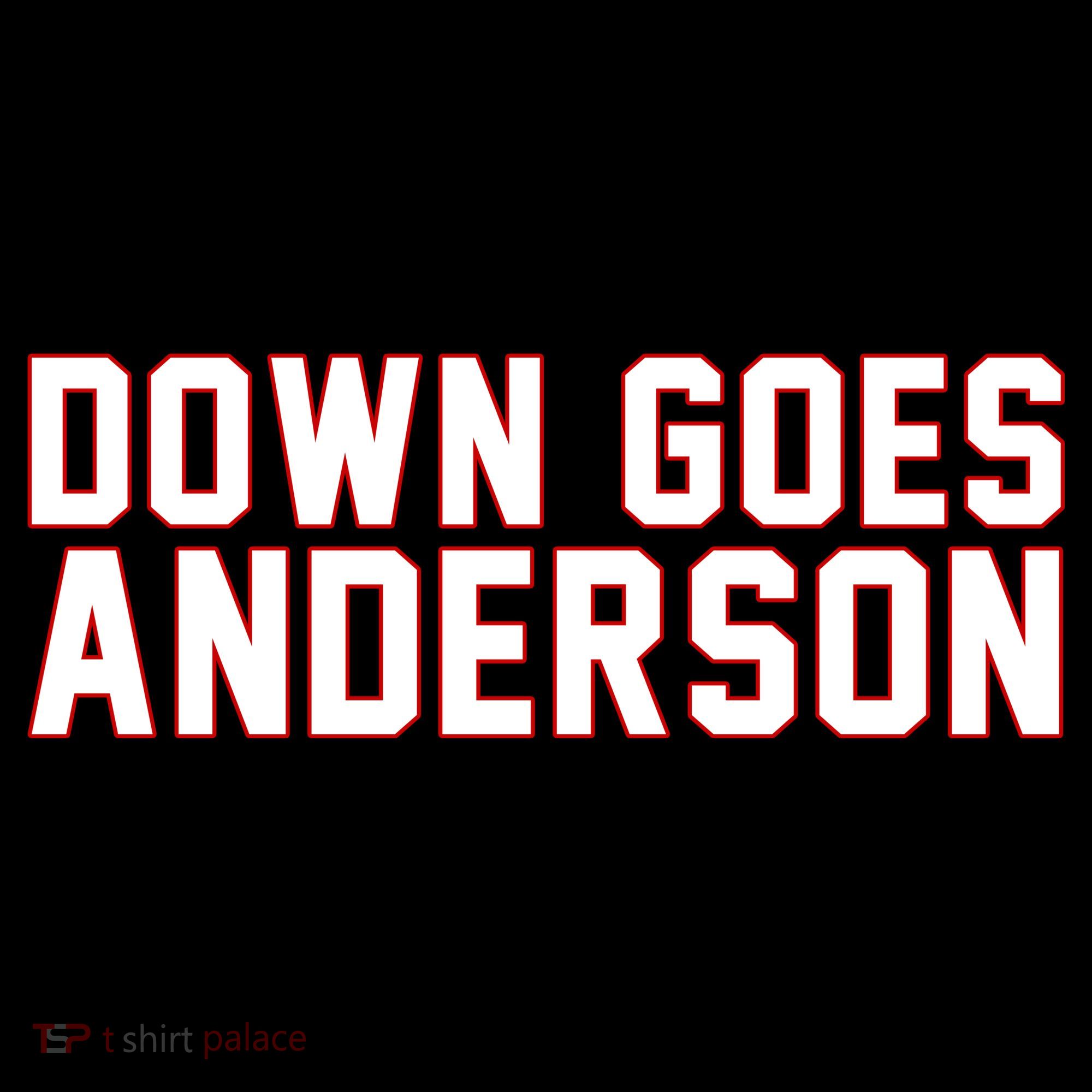 Down Goes Anderson Baseball Cleveland Vs Chicago Ornament