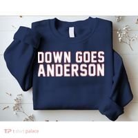 Down Goes Anderson Baseball Cleveland Vs Chicago Sweatshirt thumb 2