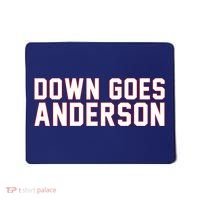 Down Goes Anderson Baseball Cleveland Vs Chicago Mousepad thumb 0