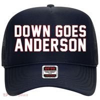 Down Goes Anderson Baseball Cleveland Vs Chicago Hat thumb 0