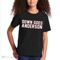 Down Goes Anderson Baseball Cleveland Vs Chicago Kids T-Shirt thumb 2