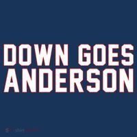 Down Goes Anderson Baseball Cleveland Vs Chicago Tote Bag thumb 4