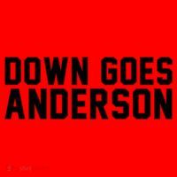 Down Goes Anderson Baseball Cleveland Vs Chicago Santa Hat thumb 1