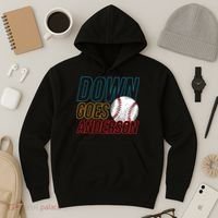 Down Goes Anderson Baseball Cleveland Chicago Fight Hoodie thumb 3