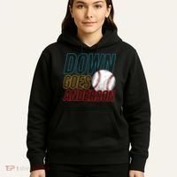 Down Goes Anderson Baseball Cleveland Chicago Fight Hoodie thumb 5