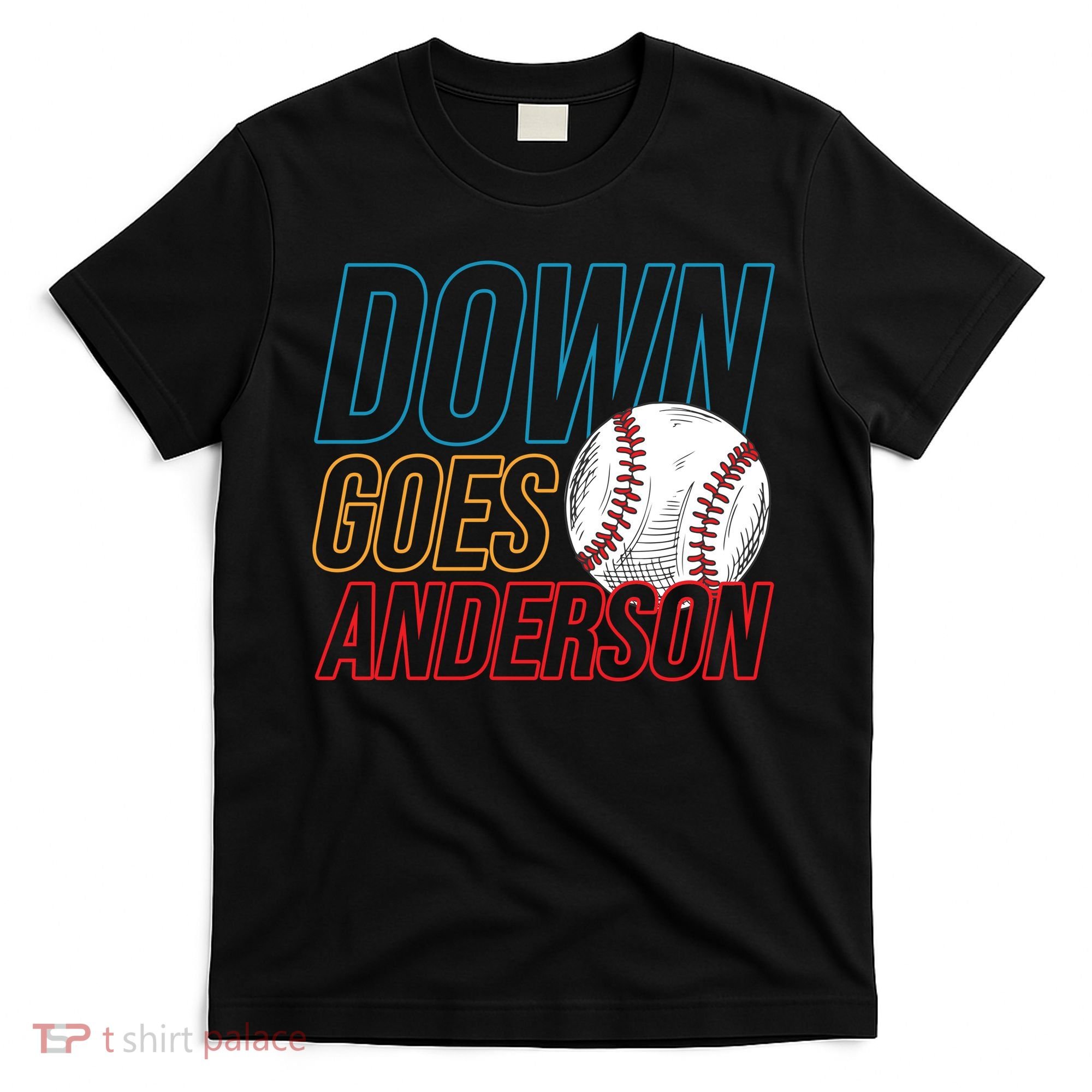 Down Goes Anderson Baseball Cleveland Chicago Fight T-Shirt