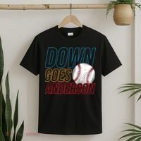 Down Goes Anderson Baseball Cleveland Chicago Fight T-Shirt thumb 2