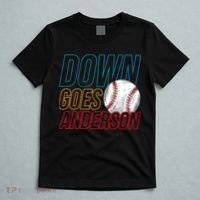 Down Goes Anderson Baseball Cleveland Chicago Fight T-Shirt thumb 5
