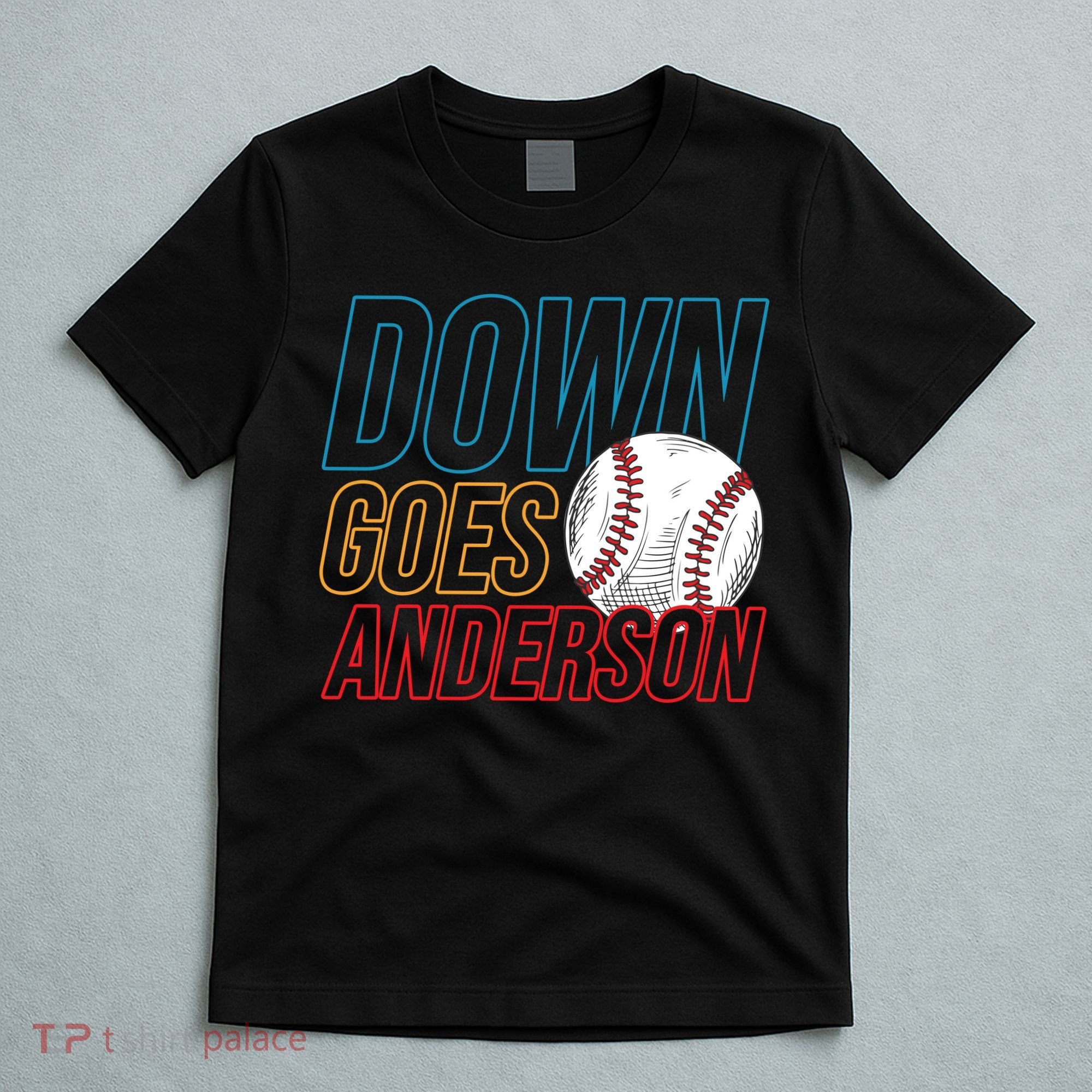 Down Goes Anderson Baseball Cleveland Chicago Fight T-Shirt
