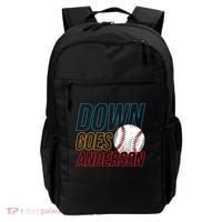 Down Goes Anderson Baseball Cleveland Chicago Fight Backpack thumb 0