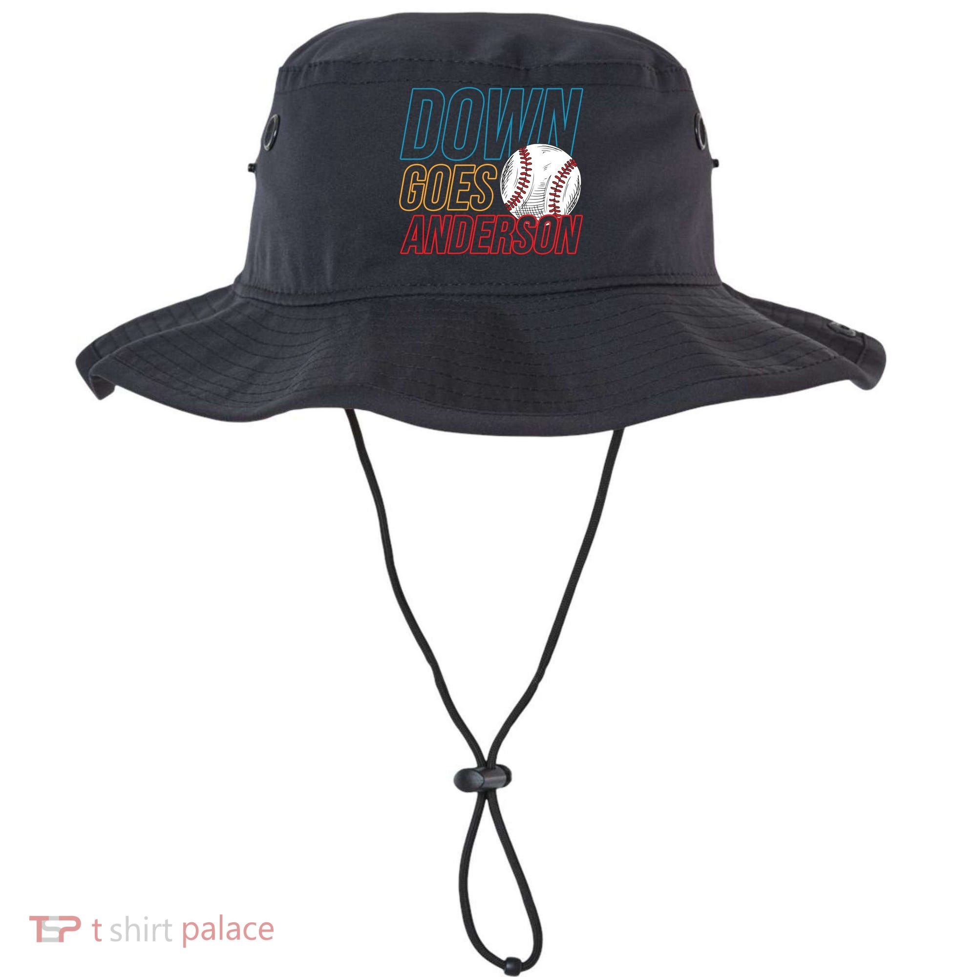 Down Goes Anderson Baseball Cleveland Chicago Fight Bucket Hat