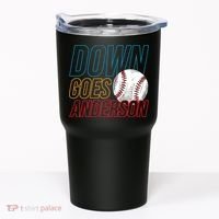 Down Goes Anderson Baseball Cleveland Chicago Fight Tumbler thumb 0