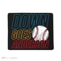 Down Goes Anderson Baseball Cleveland Chicago Fight Mousepad thumb 0