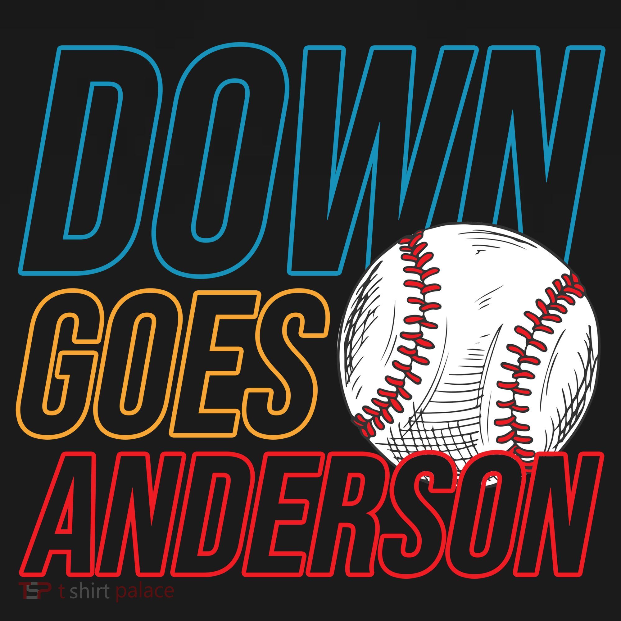 Down Goes Anderson Baseball Cleveland Chicago Fight Mousepad