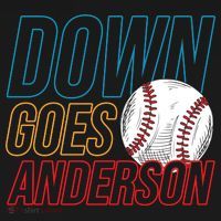 Down Goes Anderson Baseball Cleveland Chicago Fight Women's Tank Top thumb 5