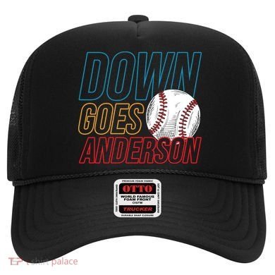 Down Goes Anderson Baseball Cleveland Chicago Fight Hat