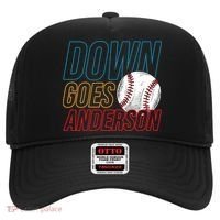 Down Goes Anderson Baseball Cleveland Chicago Fight Hat thumb 0
