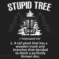 Disc Golf Art For  Stupid Tree Disc Golf Player Women's Sweatshirt thumb 2