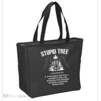Disc Golf Art For  Stupid Tree Disc Golf Player Tote Bag thumb 2