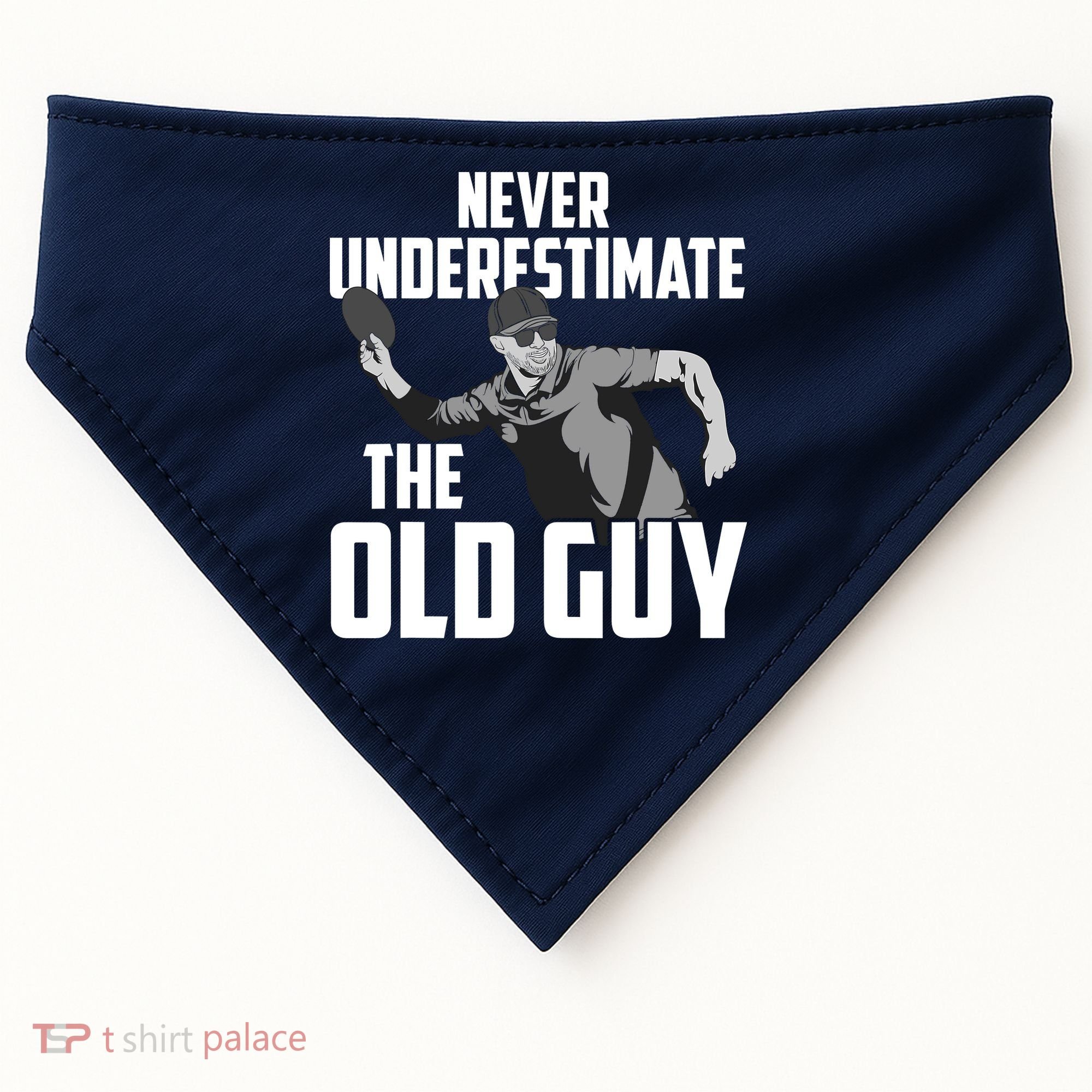 Disc Golf Art For Dad Disc Golf Lover Disc Golf Player USA-Made Doggie Bandana