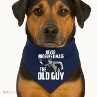 Disc Golf Art For Dad Disc Golf Lover Disc Golf Player USA-Made Doggie Bandana thumb 1