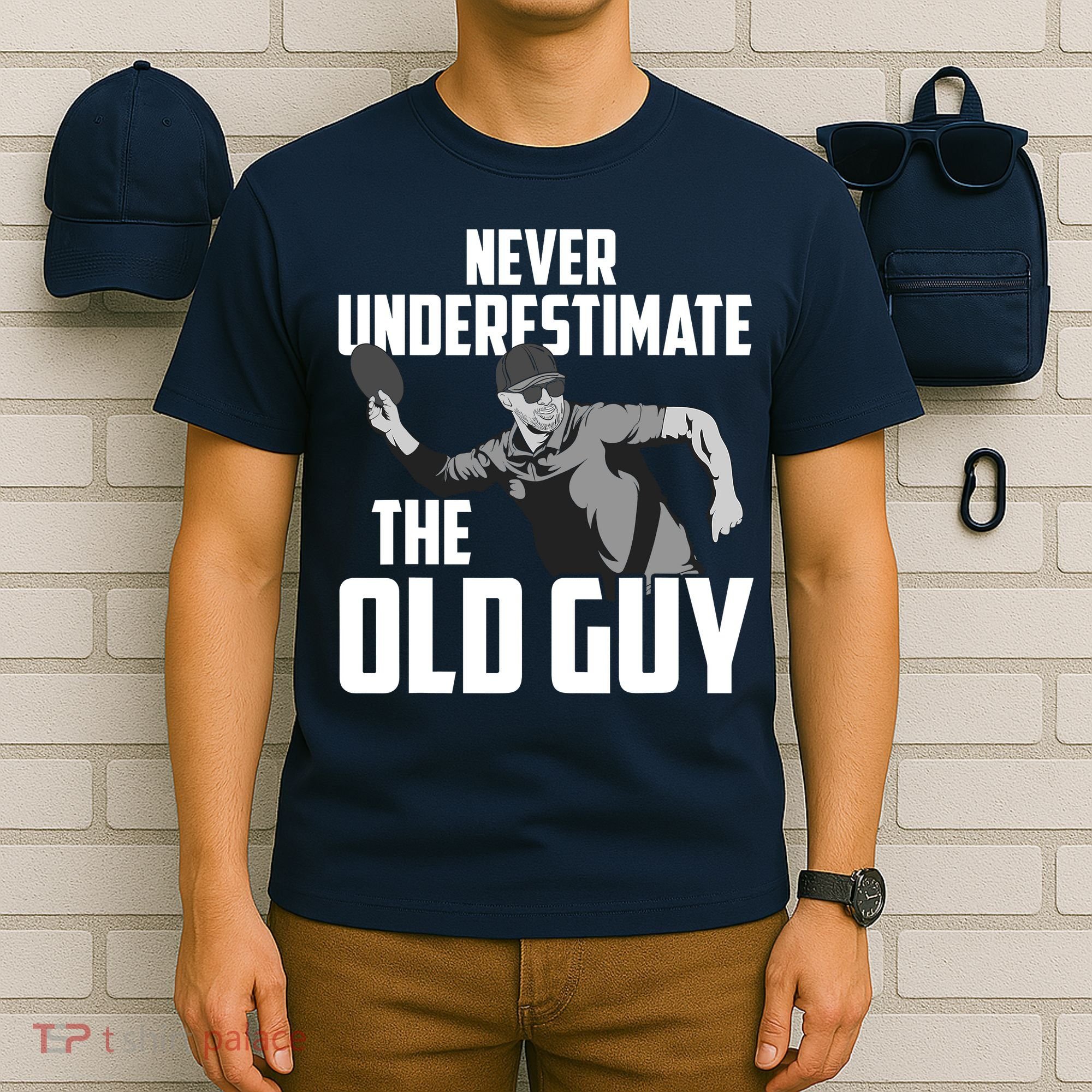 Disc Golf Art For Dad Disc Golf Lover Disc Golf Player T-Shirt