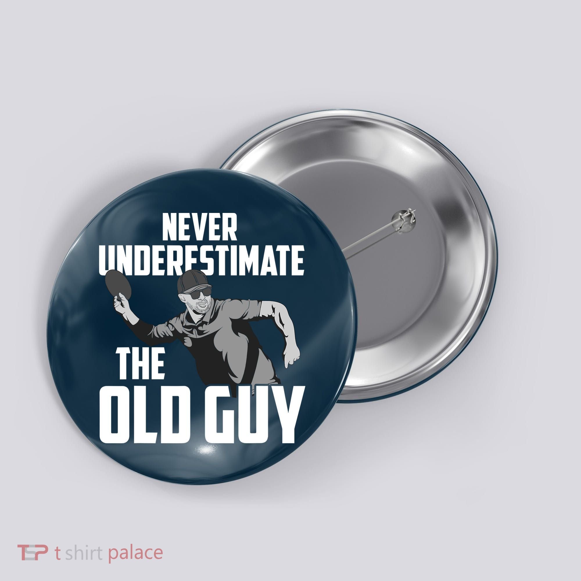 Disc Golf Art For Dad Disc Golf Lover Disc Golf Player Button