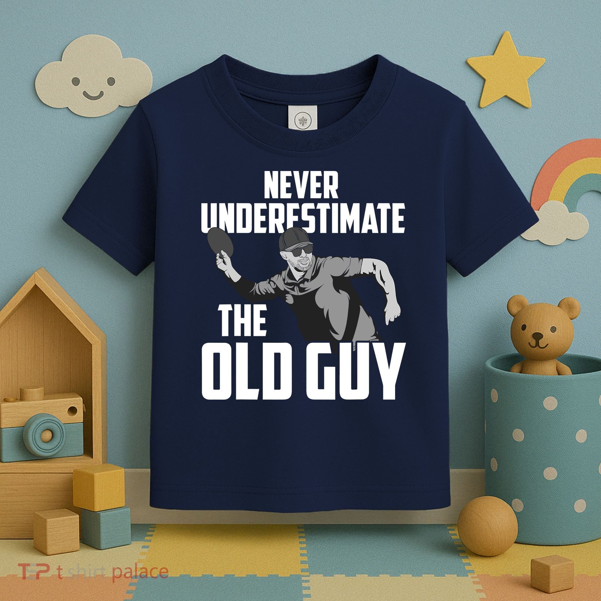 Disc Golf Art For Dad Disc Golf Lover Disc Golf Player Toddler T-Shirt
