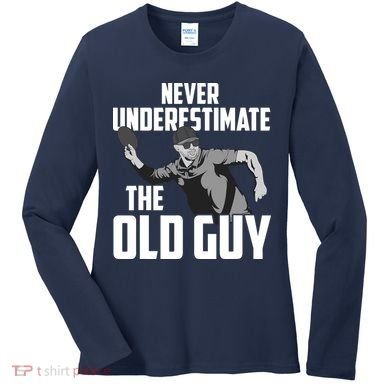 Disc Golf Art For Dad Disc Golf Lover Disc Golf Player Women's Long Sleeve Shirt