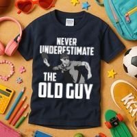Disc Golf Art For Dad Disc Golf Lover Disc Golf Player Kids T-Shirt thumb 3