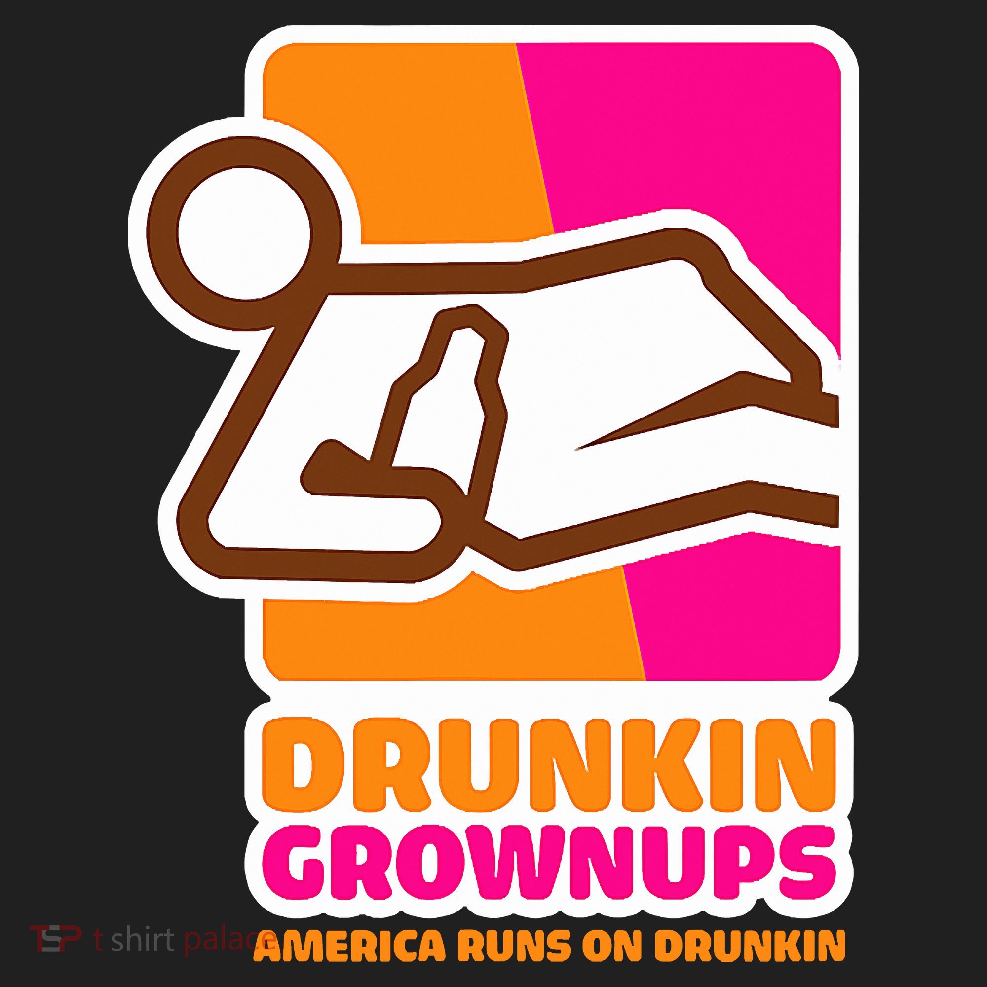 Drunkin Grownups Adult Party Sarcastic Drinking Beanie