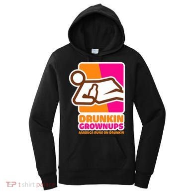 Drunkin Grownups Adult Party Sarcastic Drinking Women's Hoodie