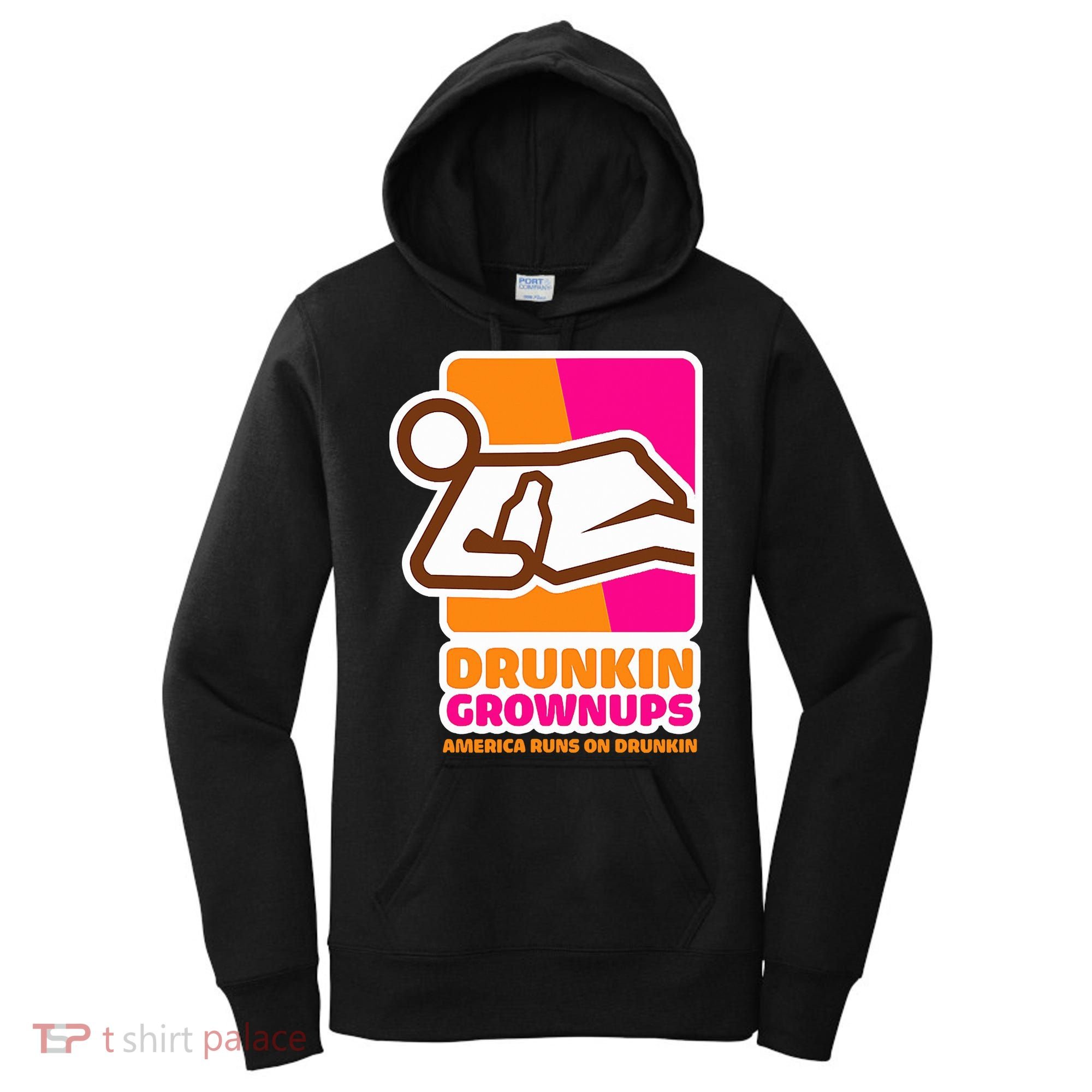 Drunkin Grownups Adult Party Sarcastic Drinking Women's Hoodie