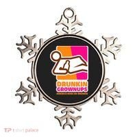 Drunkin Grownups Adult Party Sarcastic Drinking Ornament thumb 0