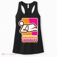 Drunkin Grownups Adult Party Sarcastic Drinking Women's Tank Top thumb 0