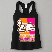 Drunkin Grownups Adult Party Sarcastic Drinking Women's Tank Top thumb 3