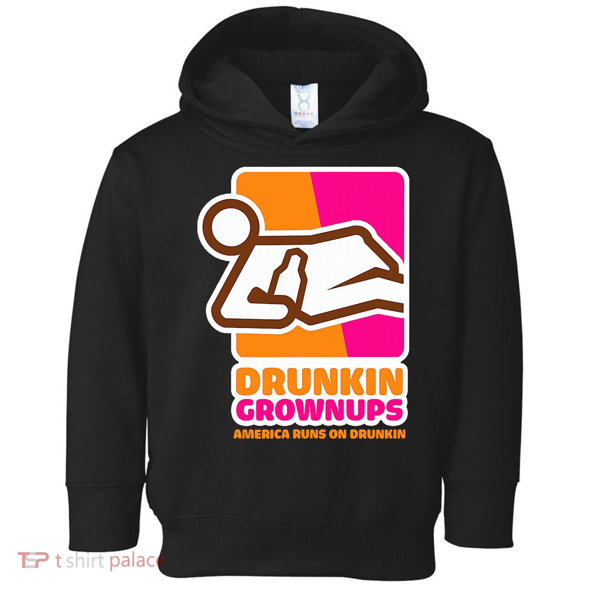 Drunkin Grownups Adult Party Sarcastic Drinking Toddler Hoodie