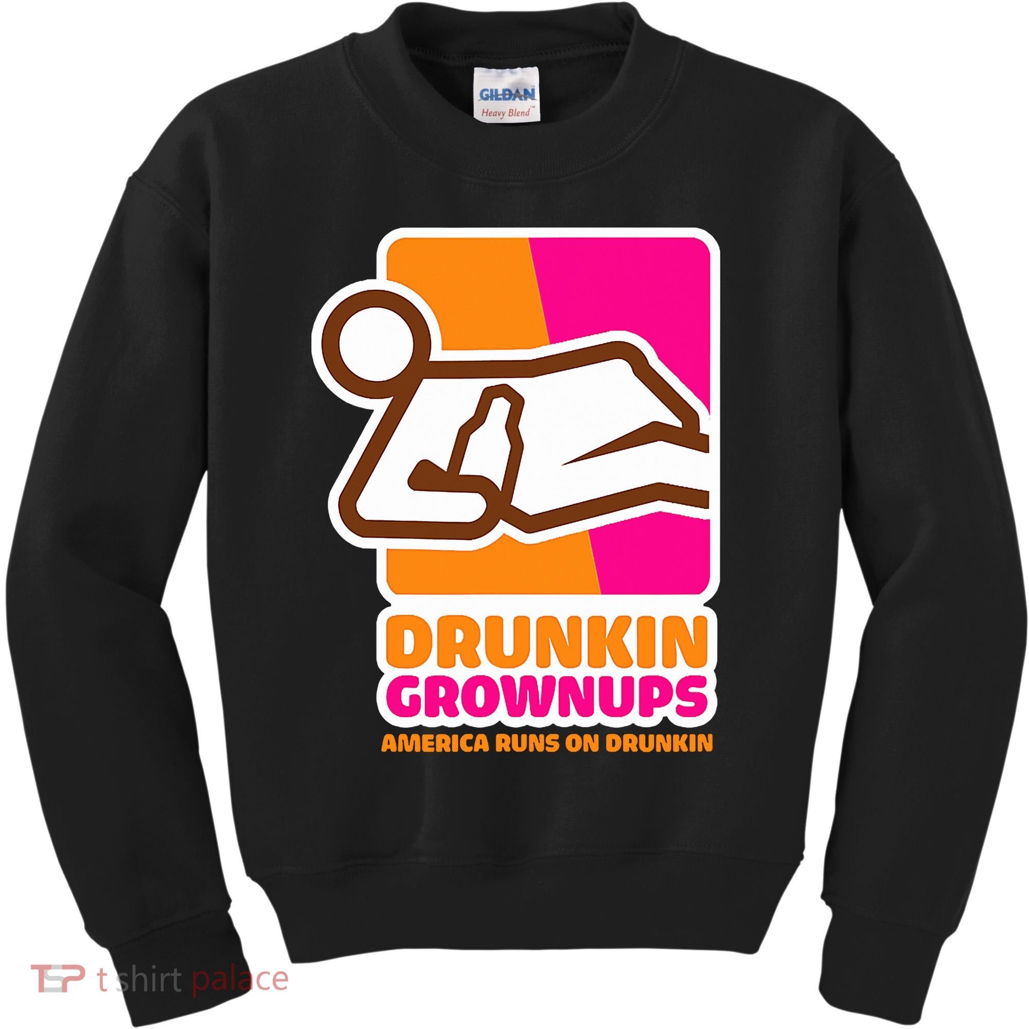 Drunkin Grownups Adult Party Sarcastic Drinking Kids Sweatshirt