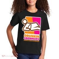 Drunkin Grownups Adult Party Sarcastic Drinking Kids T-Shirt thumb 2