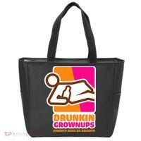 Drunkin Grownups Adult Party Sarcastic Drinking Tote Bag thumb 0